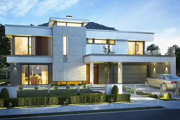 5 Bedroom Modern House Plan – image 4