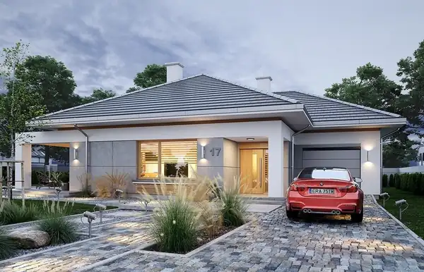 3 Bedroom Modern House Plan 2260 sq ft – image 3