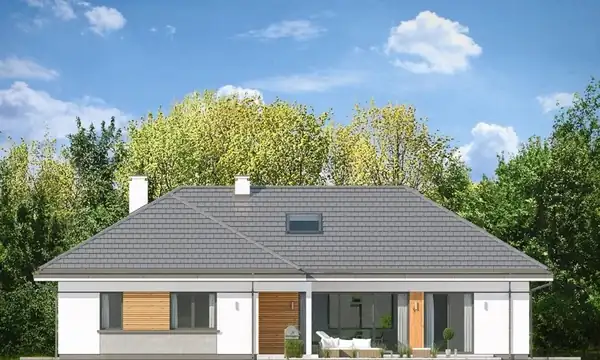 4 Bedroom Small Modern House Plan 1862 sq ft – image 5