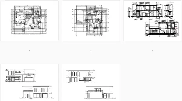 Contemporary 4 Bed Home Plan 213 m2 – image 2