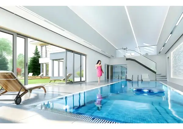 6 Bedroom House Plan with Pool & Sauna – image 3