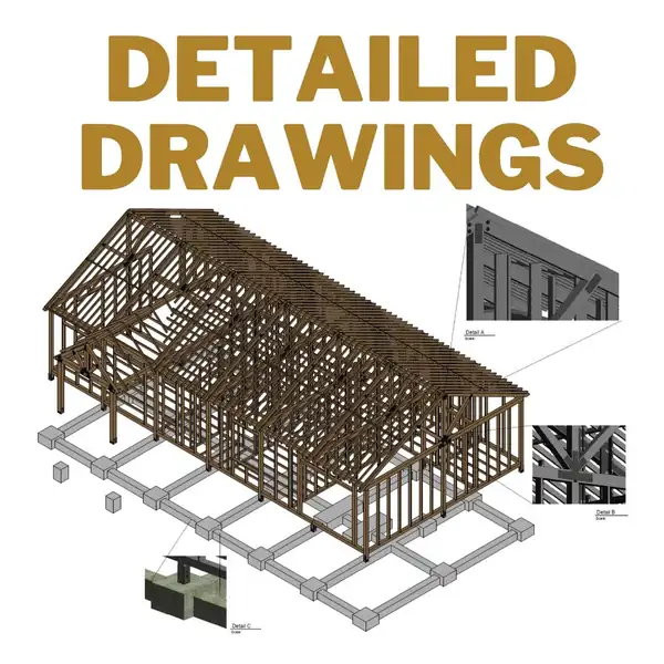 2 Bedroom Barndominium House Plan β image 5