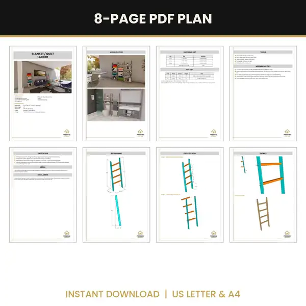 Blanket Ladder Plans – image 2