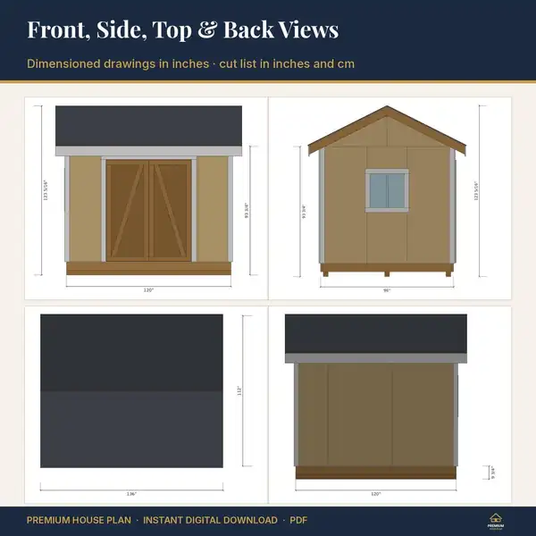 8x10 Shed Plans – image 2